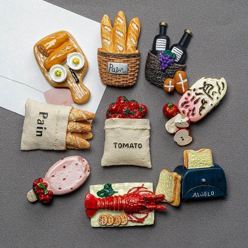 3D Creative Food Magnets