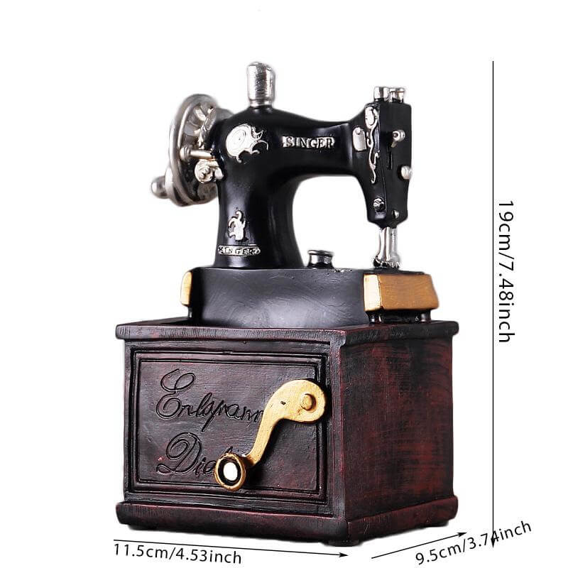 Vintage Sewing Machine Decoration