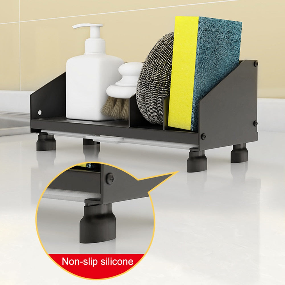 Non-Slip Kitchen Sink Storage Rack Drainer