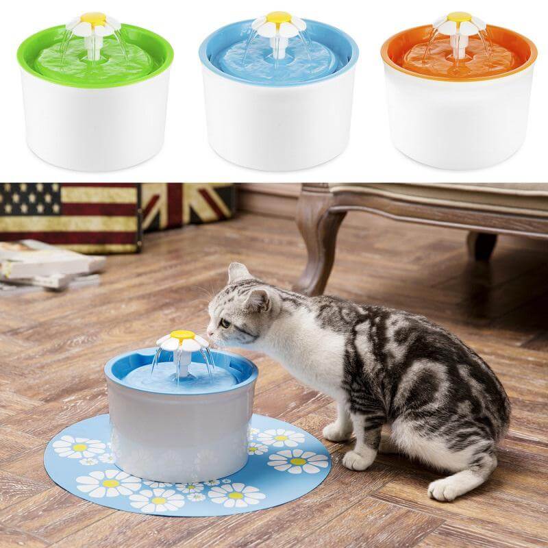 Automatic Flower Style  Water Fountain for Pet