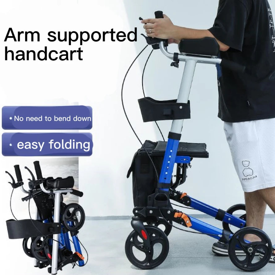 Elderly Rehabilitation Walking Assist Folding Walker