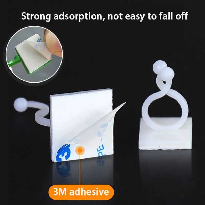 Self-Adhesive Plant Holder Mini Wall Clips