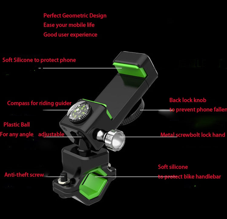 Adjustable Bike Light Phone Holder