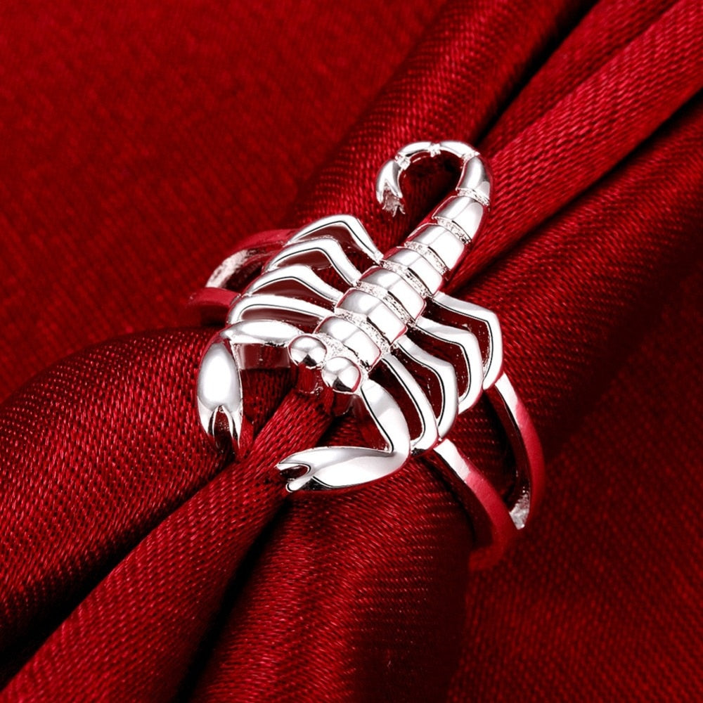 Lucky Gothic Scorpion Ring