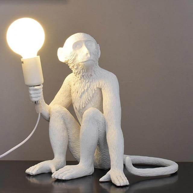 Modern Black Pendant Monkey Lamp