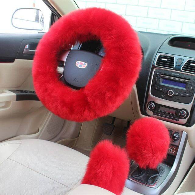 Universal Plush Warm Steering Wheel Cover