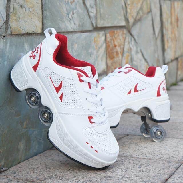 Roller Skate Double Wheels Sneakers