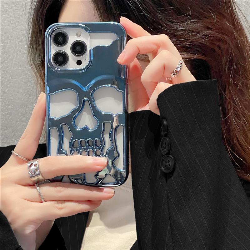 Gothic Midnight Skull Phone Case