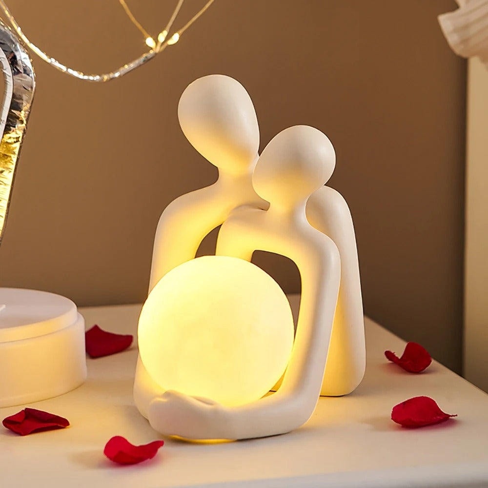 Eternal Bond Love Couple Night Decor Lamp