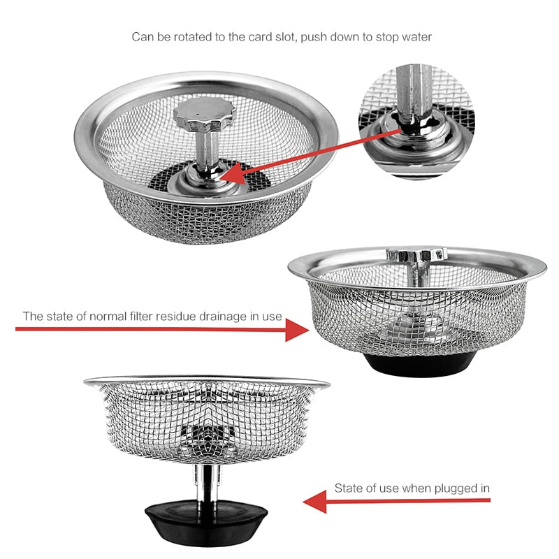 Kitchen Sink Drain Filter Mesh