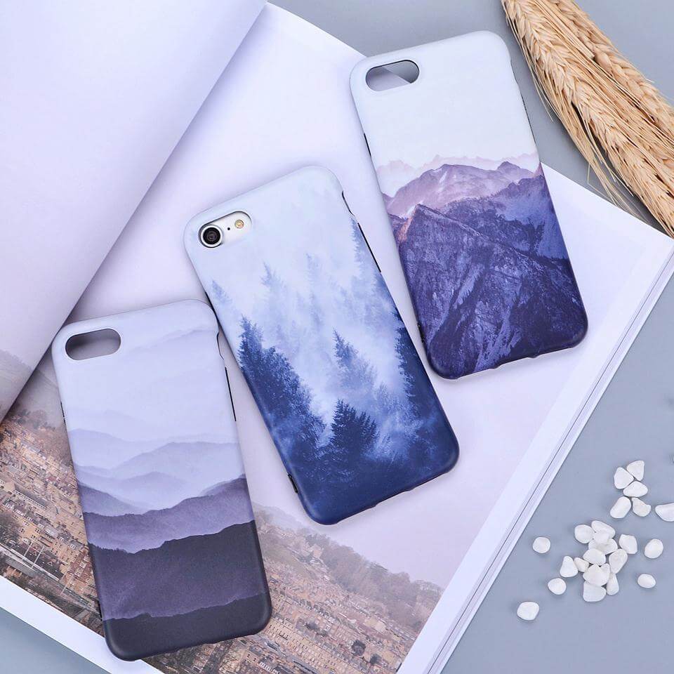 Landscape Scenery Painted case for Iphone Models