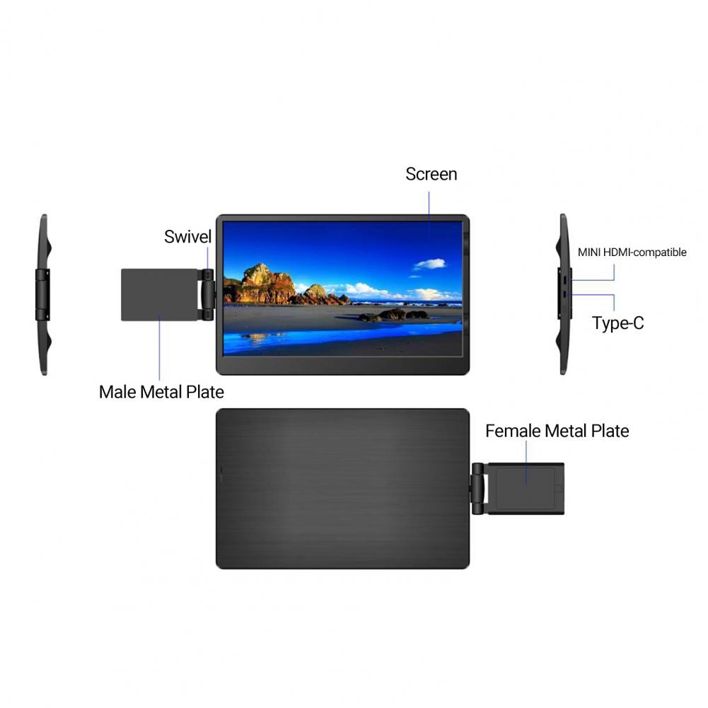 IPS Panel HDMI Compatible Laptop Monitor