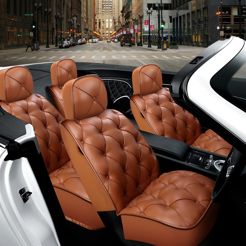 Luxurious Ride Leather Car Seat Cover