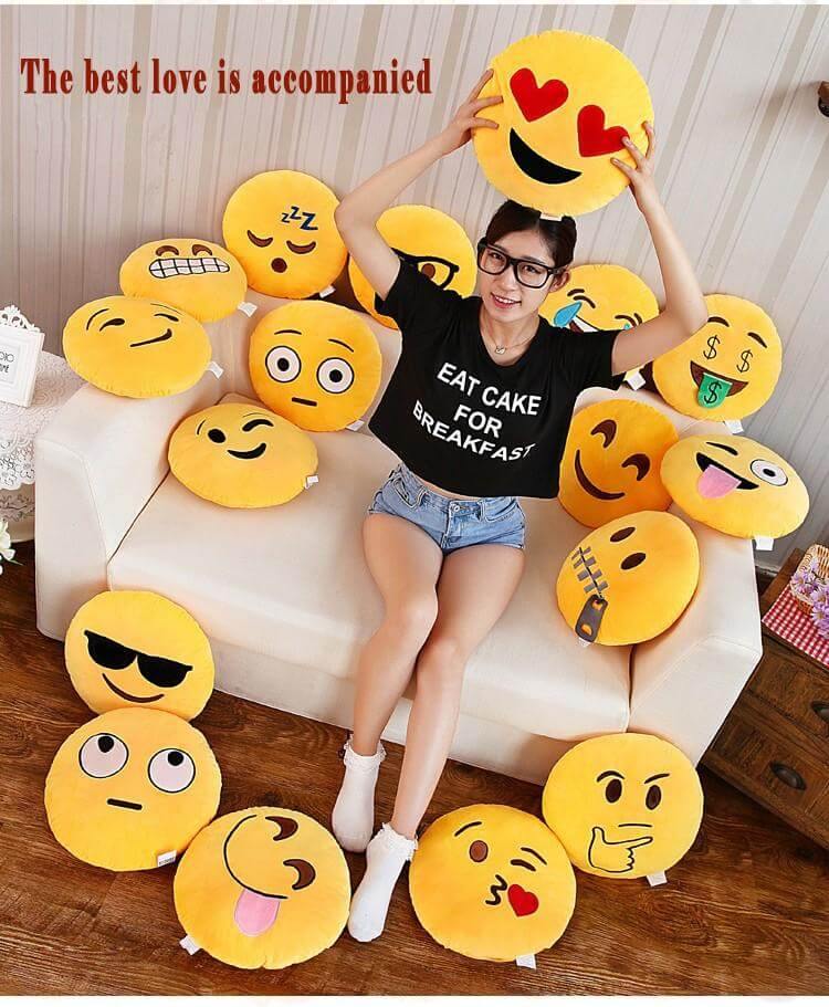 Full Emoji Set Pillows