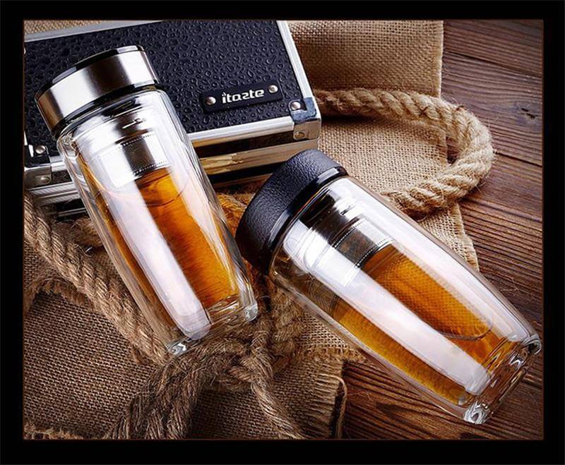 Double Insulated Glass Bottle