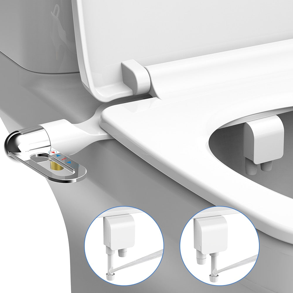 Ultra-Slim Adjustable Water Manual Bidet