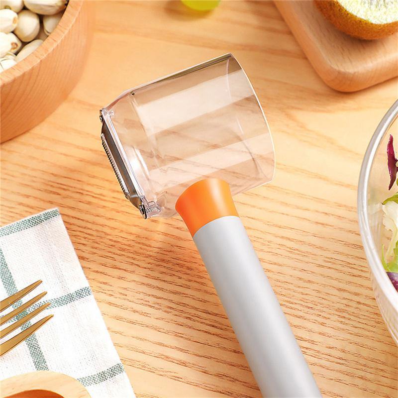 Vegetable Fruit Spill Free Storage Peeler