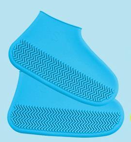 2pcs Waterproof Reusable Silicone Shoe Cover