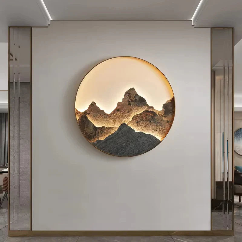 Zen-Inspired Landscape View Artsy Wall Decor