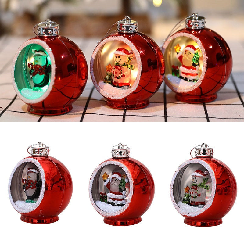 LED Christmas Hollow Ball Ornaments