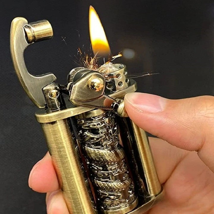 Eco Flame Vintage Brass Kerosene Lighter