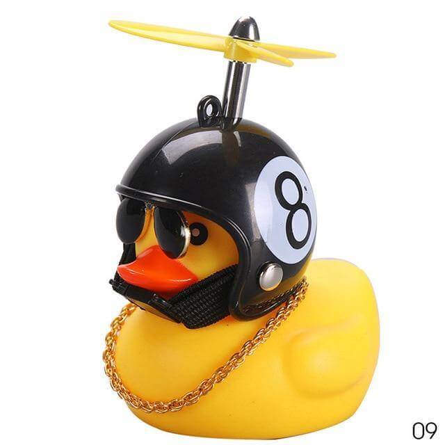 3pcs Mission Serious Car Duck with Helmet