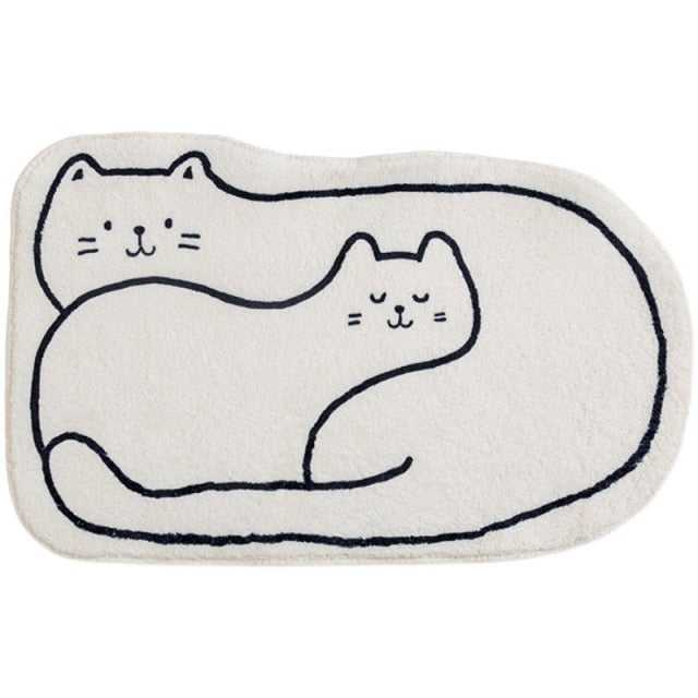 Cute Cozy Soft Cat Carpet