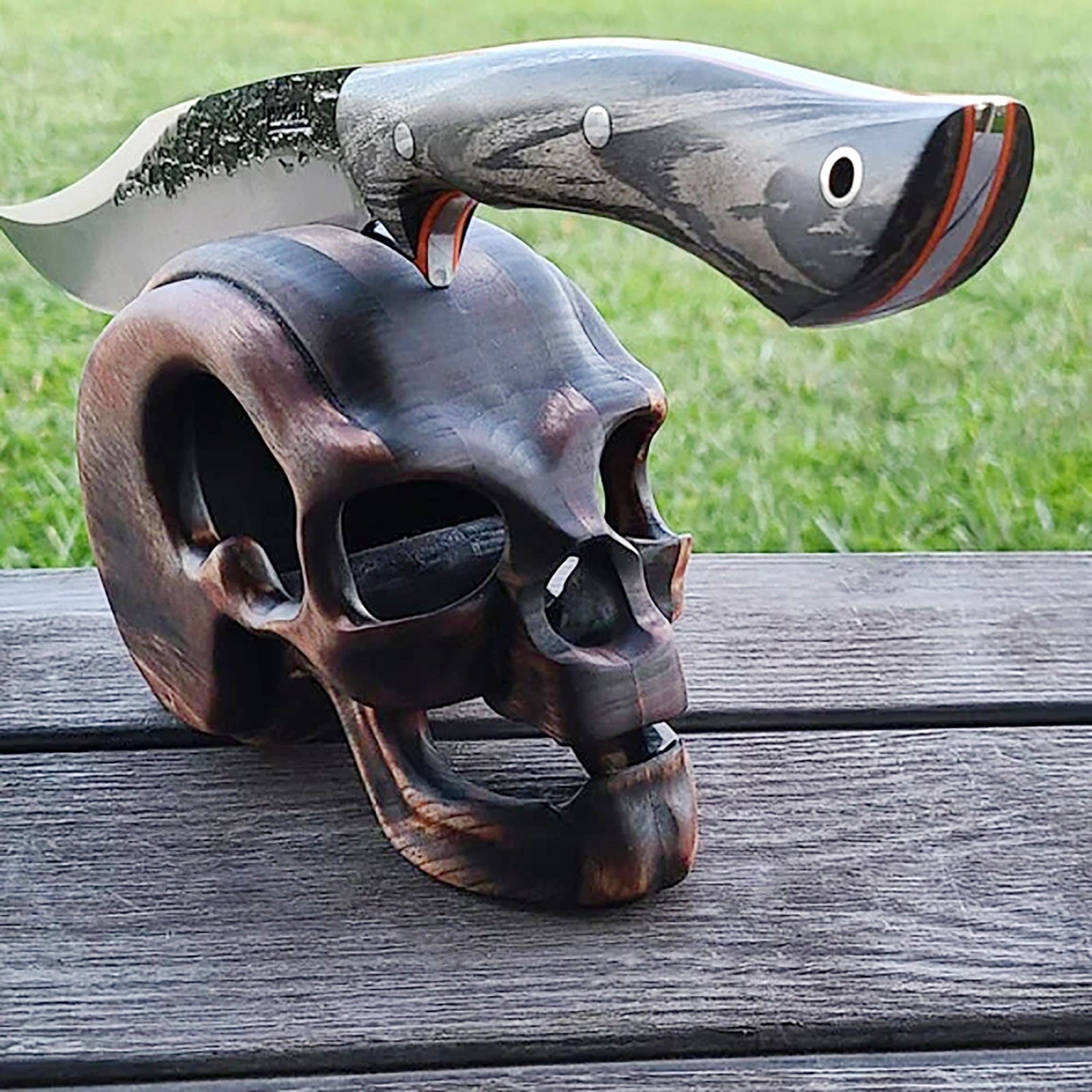 Skull Knife Holder