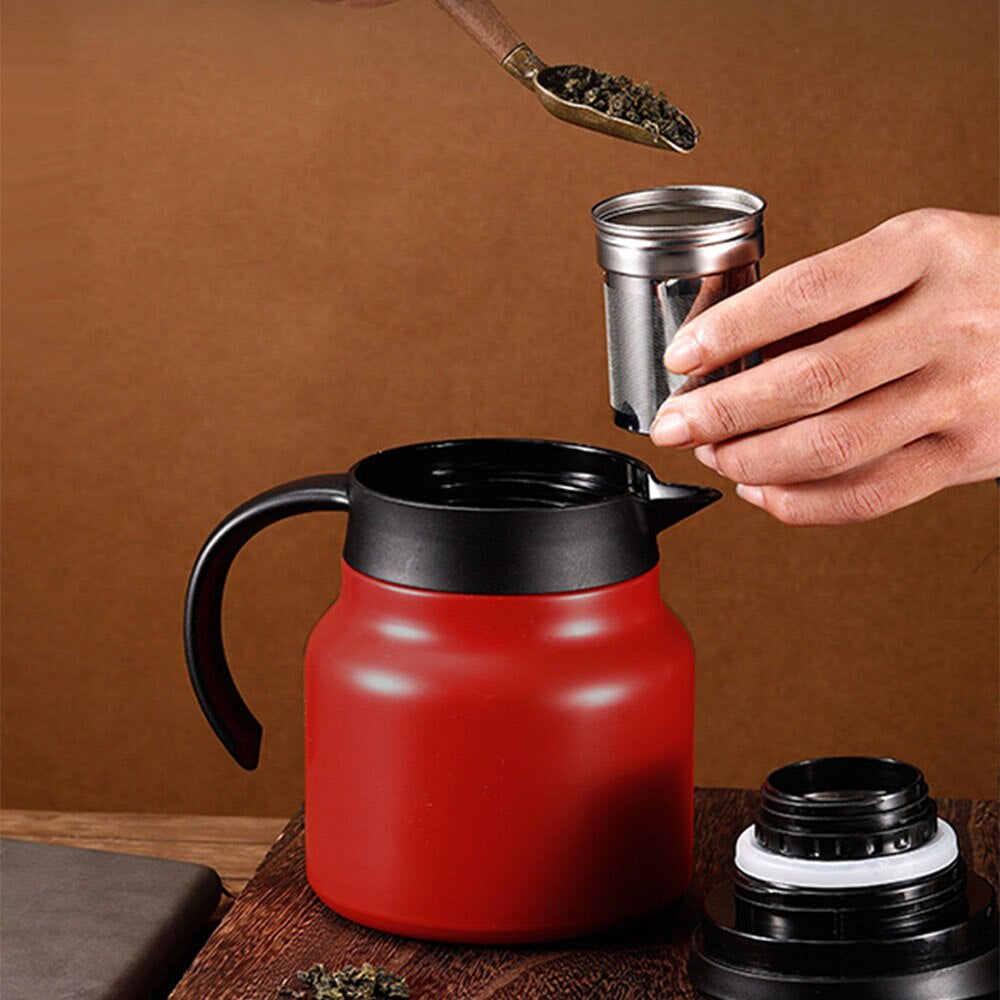 Thermal Wave Elegant Stainless Steel Teapot