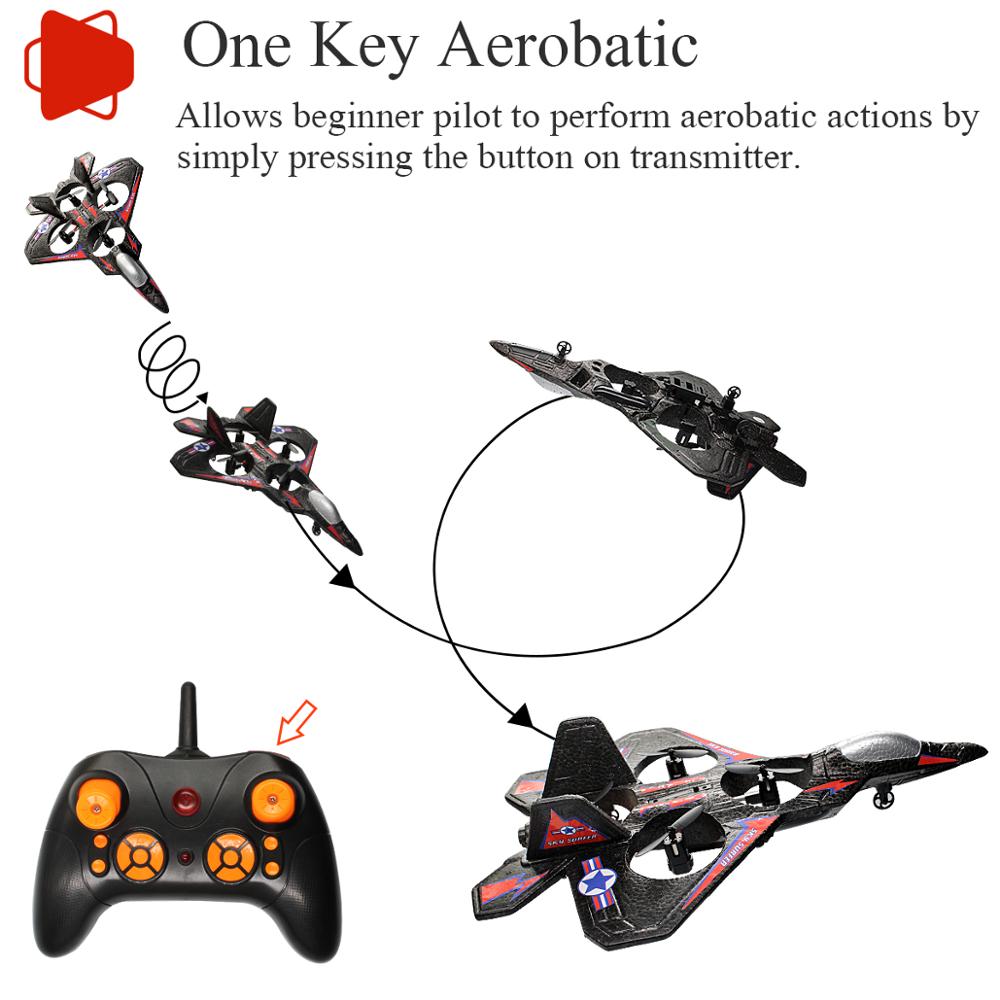 Anti-Collision RC Aerobatic Toy Airplane