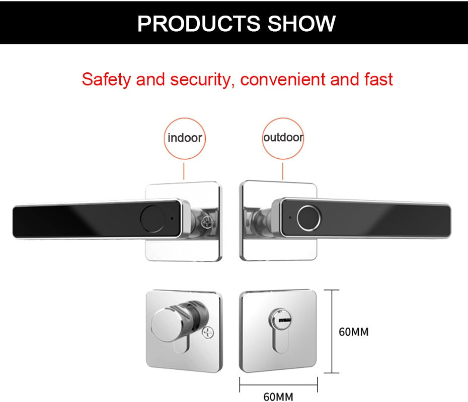 Biometric Keyless Fingerprint Smart Door Lock