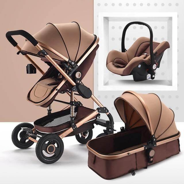 Modern High Landscape Multifunctional 3 in 1 Baby Stroller