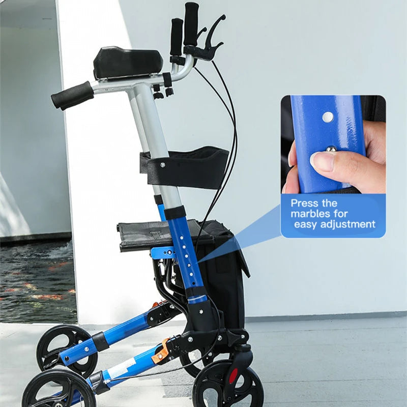 Elderly Rehabilitation Walking Assist Folding Walker