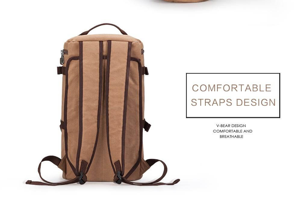 Cylinder package Multifunctional Male Fashion Backpack