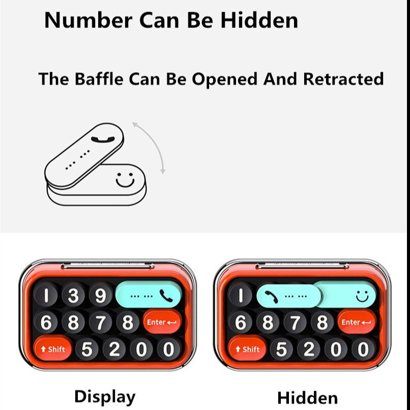 Unique Car Helper Parking Phone Number Keyboard