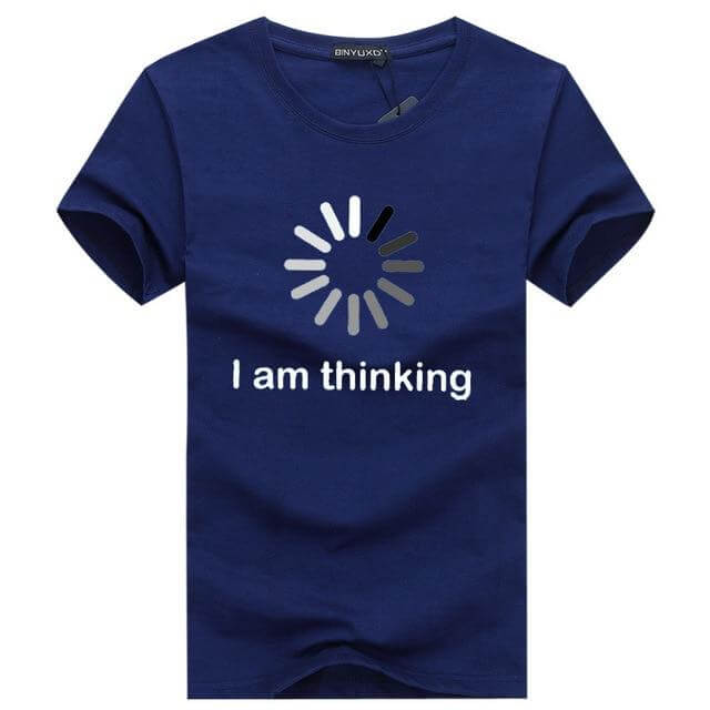 I am thinking Funny Tshirt