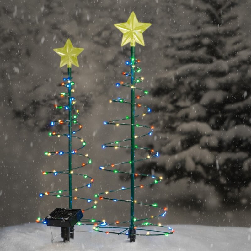 Solar Garden Led Christmas Tree Light