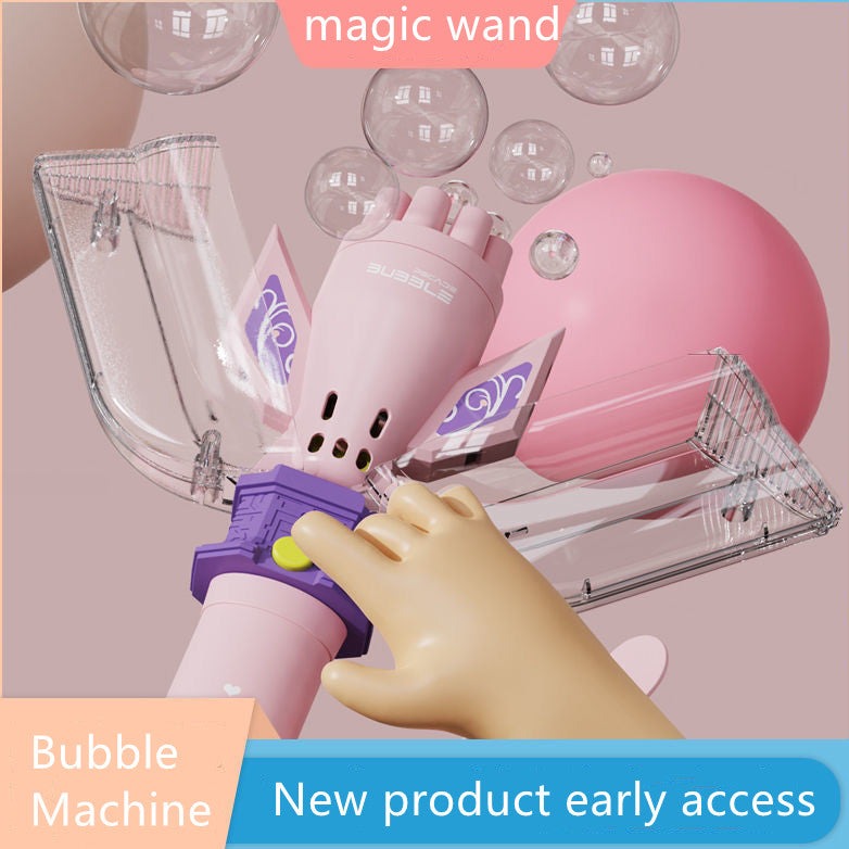 Automatic Dynamic Lighting Bubble Blower Toy