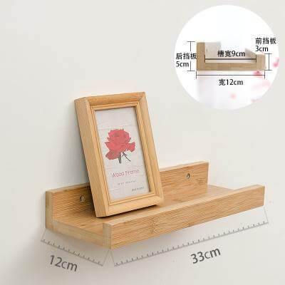 Cute Bamboo Solid Wood Shelf