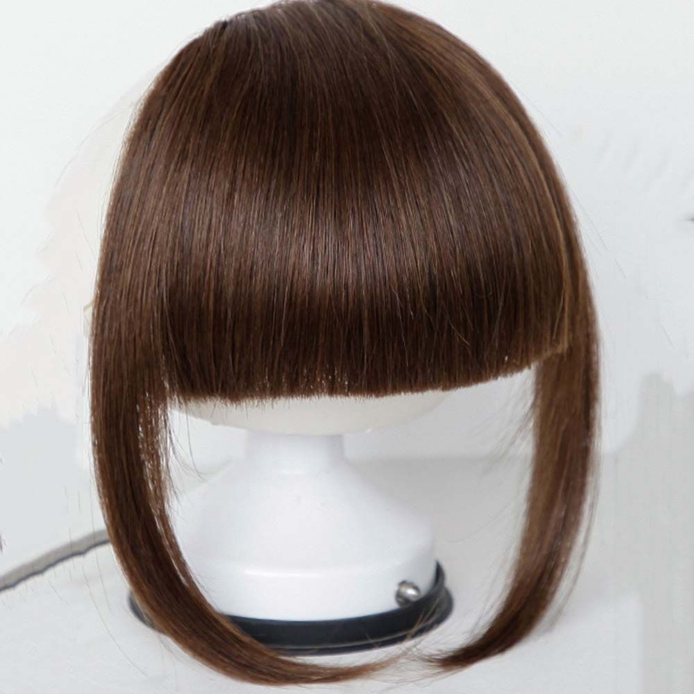 Clip-On Natural Look Synthetic Hair Bangs