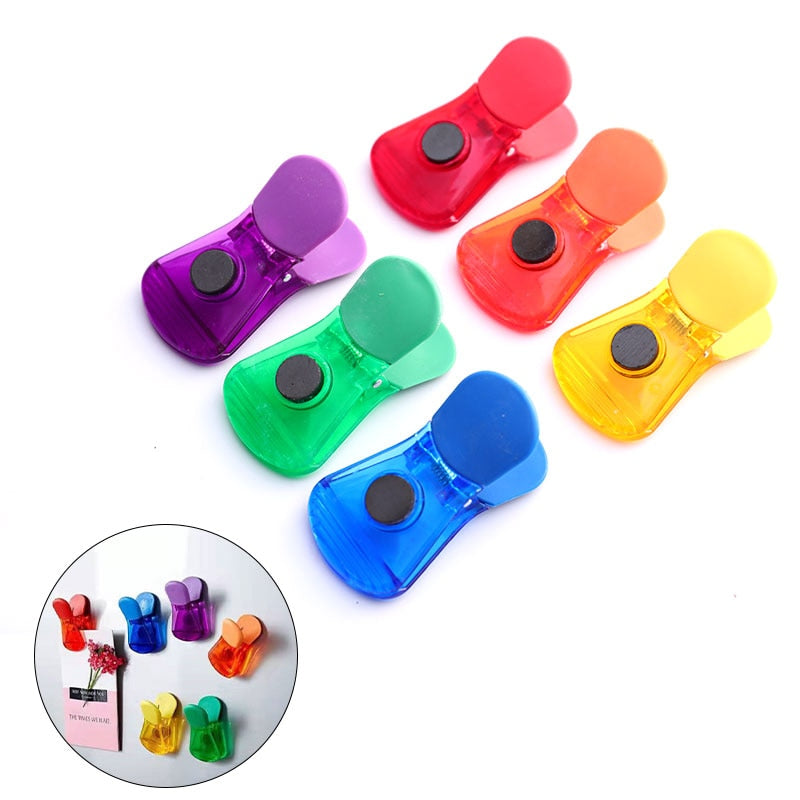 Fridge Magnetic Food Sealing Note Clips