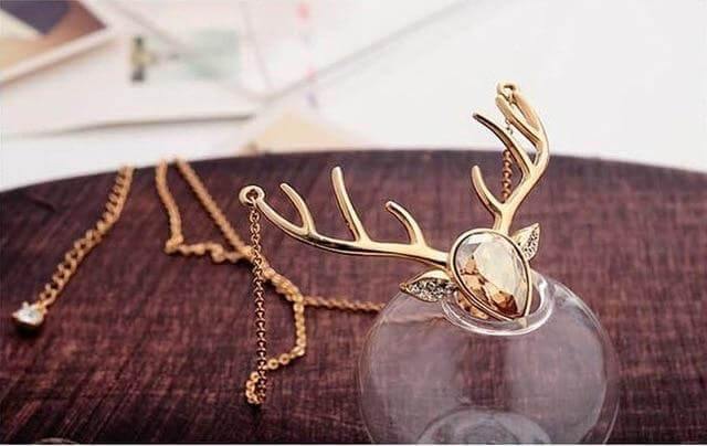 Christmas Elk Necklace