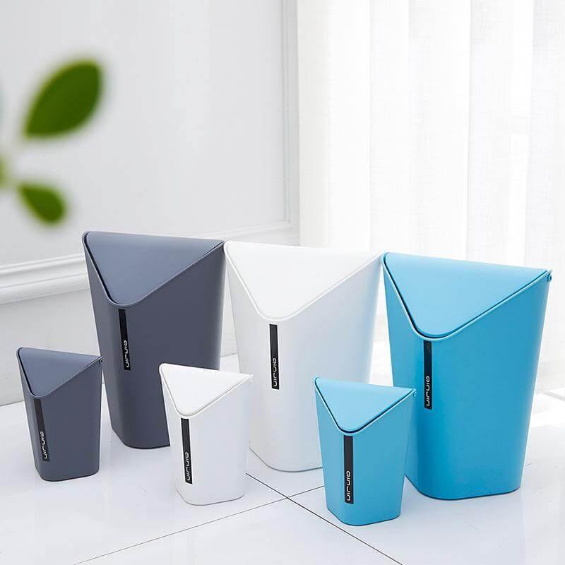 Creative Modern Home Use/Office Desktop Mini Plastic Trash Can