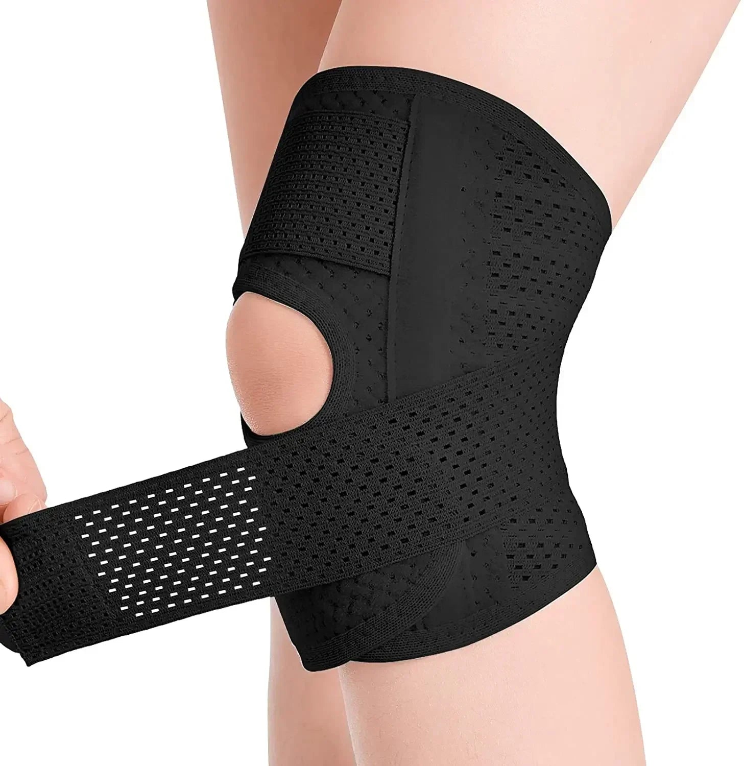 Breathable Adjustable Stabilizing Knee Support Braces