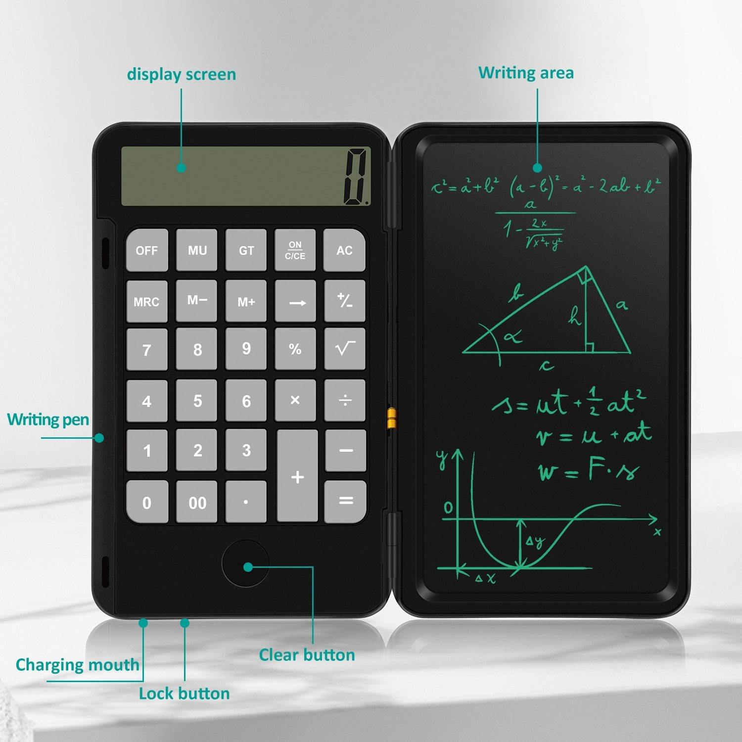 USB Rechargeable Digital Notepad Calculator