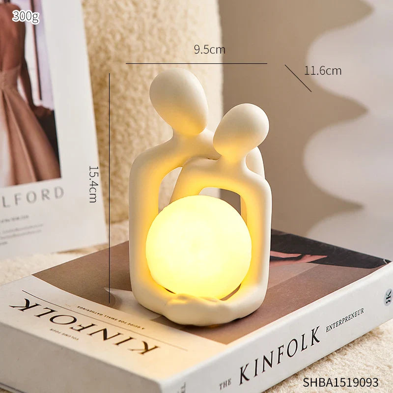 Eternal Bond Love Couple Night Decor Lamp