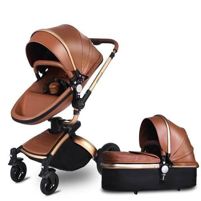 Modern Stylish Aluminium 3 in 1 Two way Baby Stroller