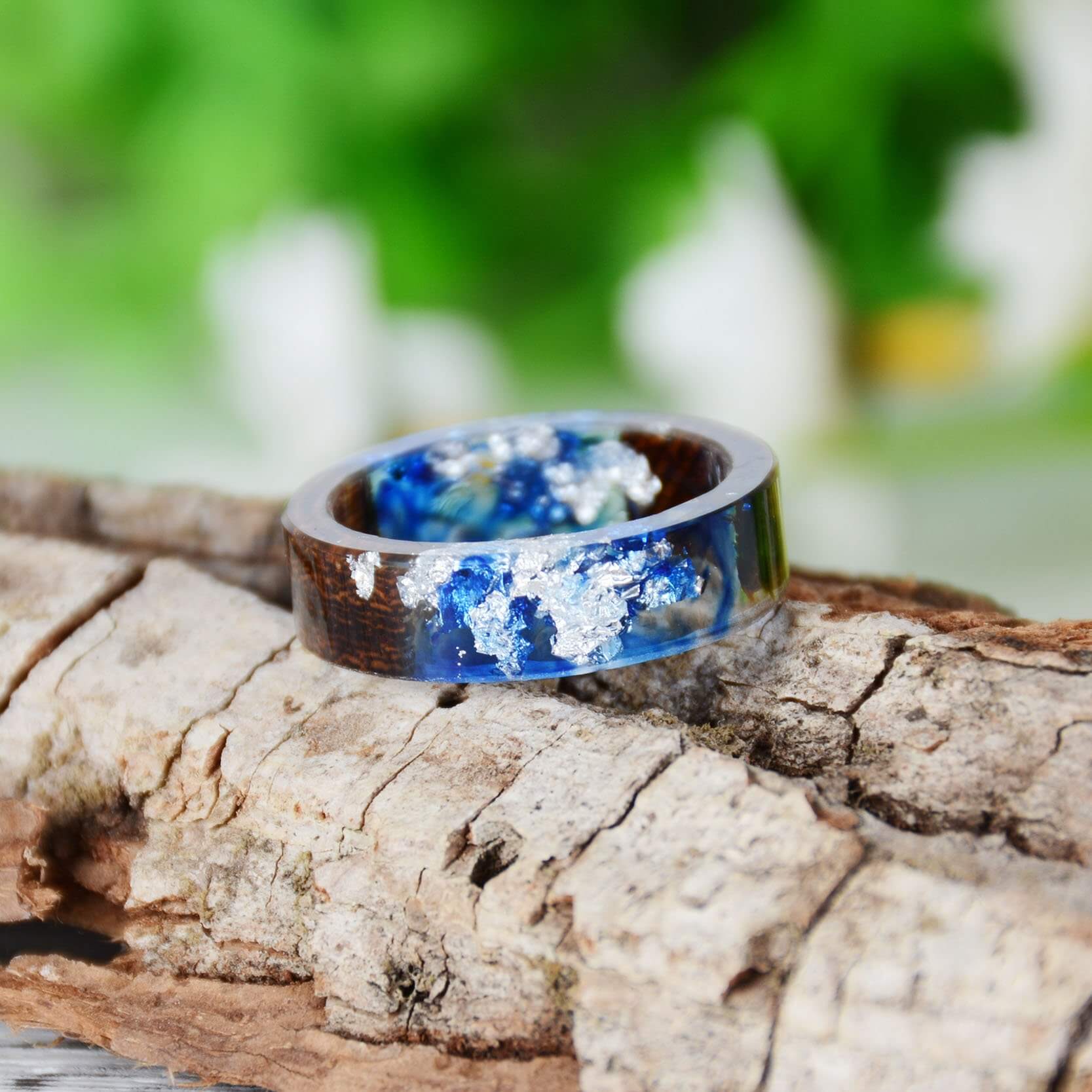 Handmade Colorful Wood Love Ring