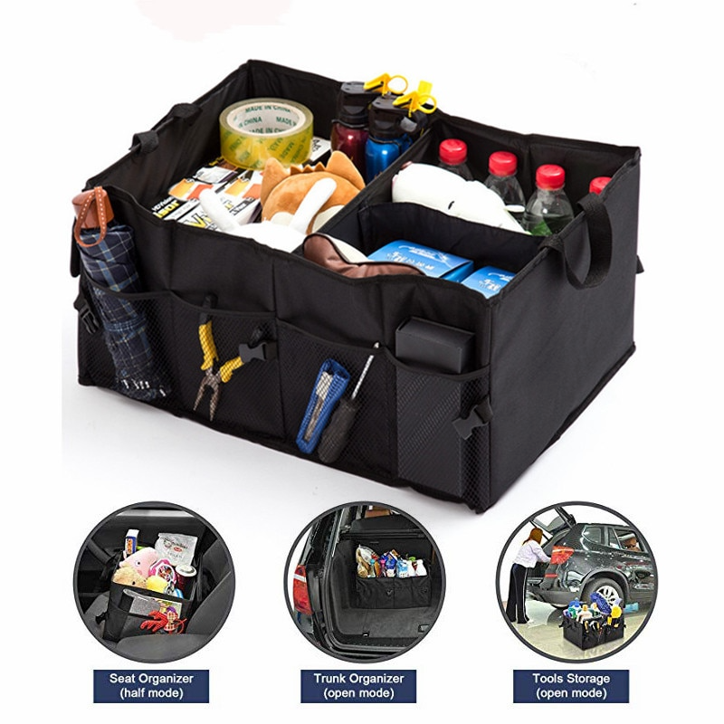 Foldable Large Capacity Durable Car Trunk Organizer Box