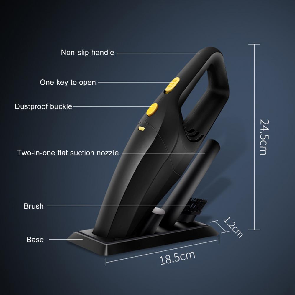 Portable Cordless Car Strong Vacuum Cleaner